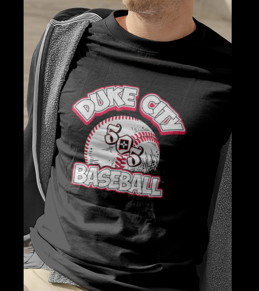Duke City Baseball 505 Zia Symbol And Baseball T-Shirt