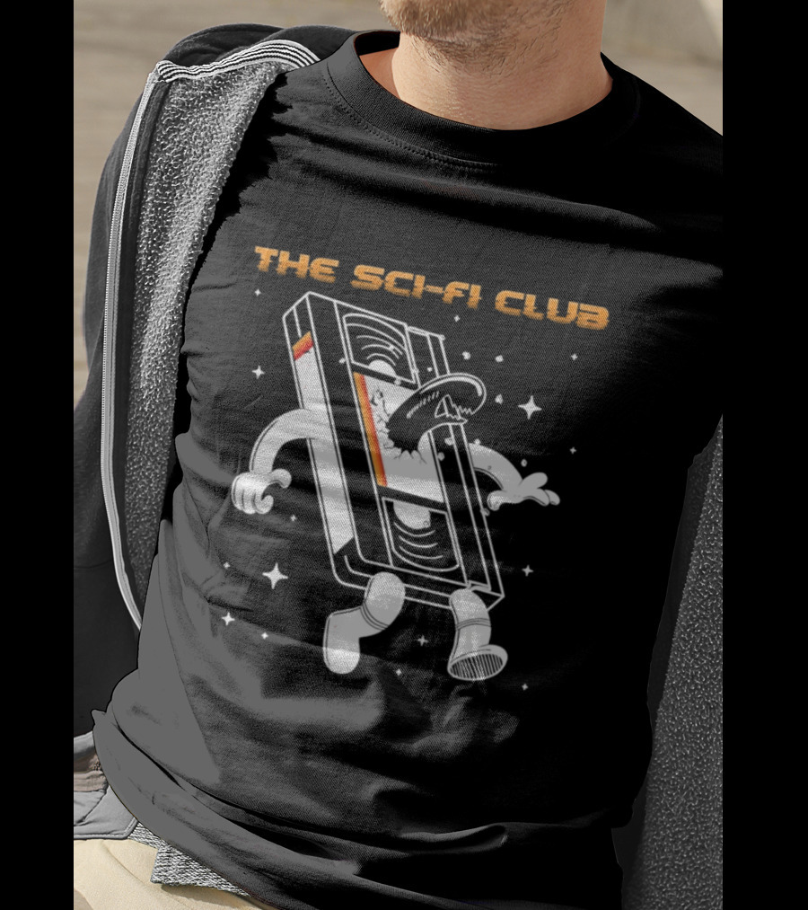The Sci Fi Club Alien VHS Tape T-Shirt