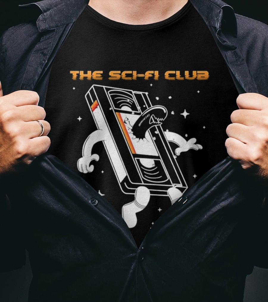 The Sci Fi Club Alien VHS Tape T-Shirt