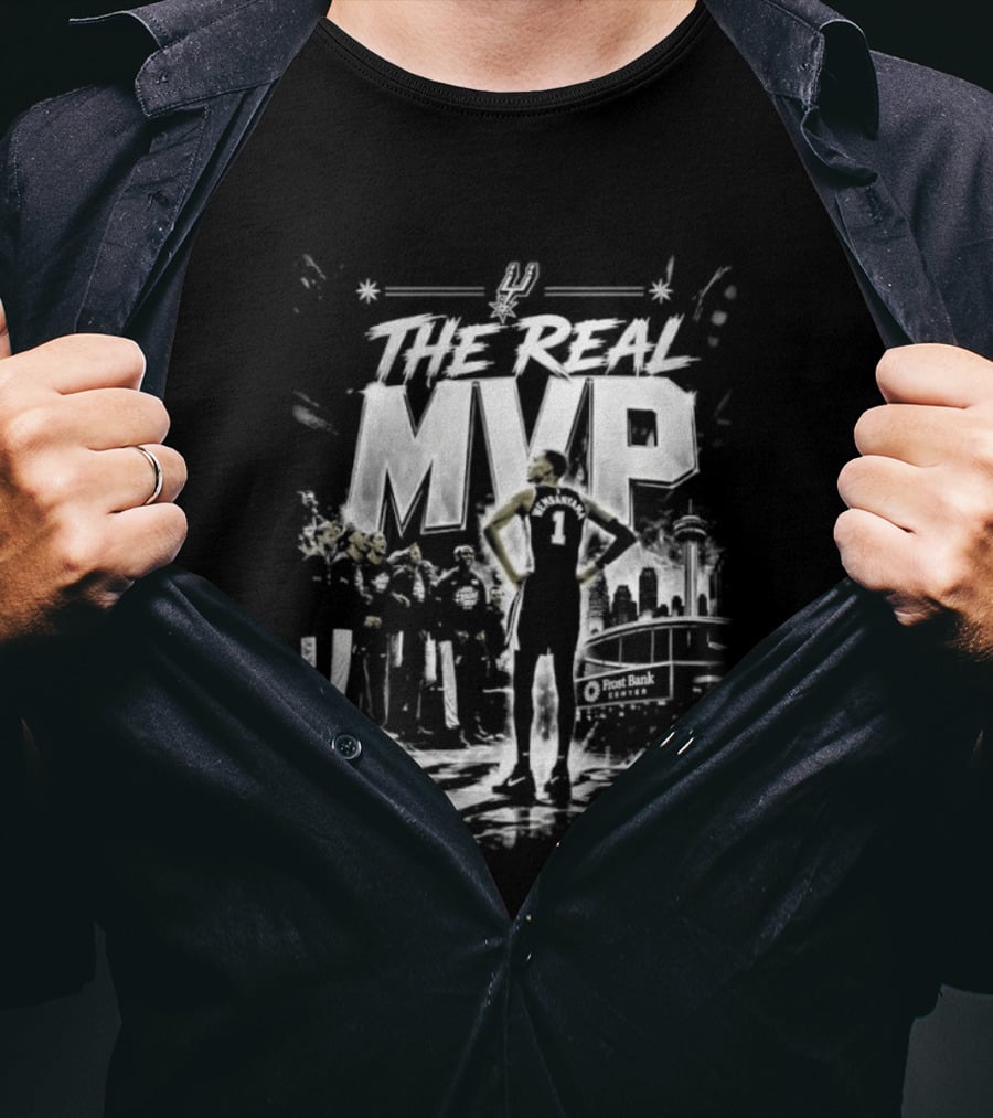 Victor Wembanyama The Real MVP San Antonio Spurs Basketball Star T-Shirt