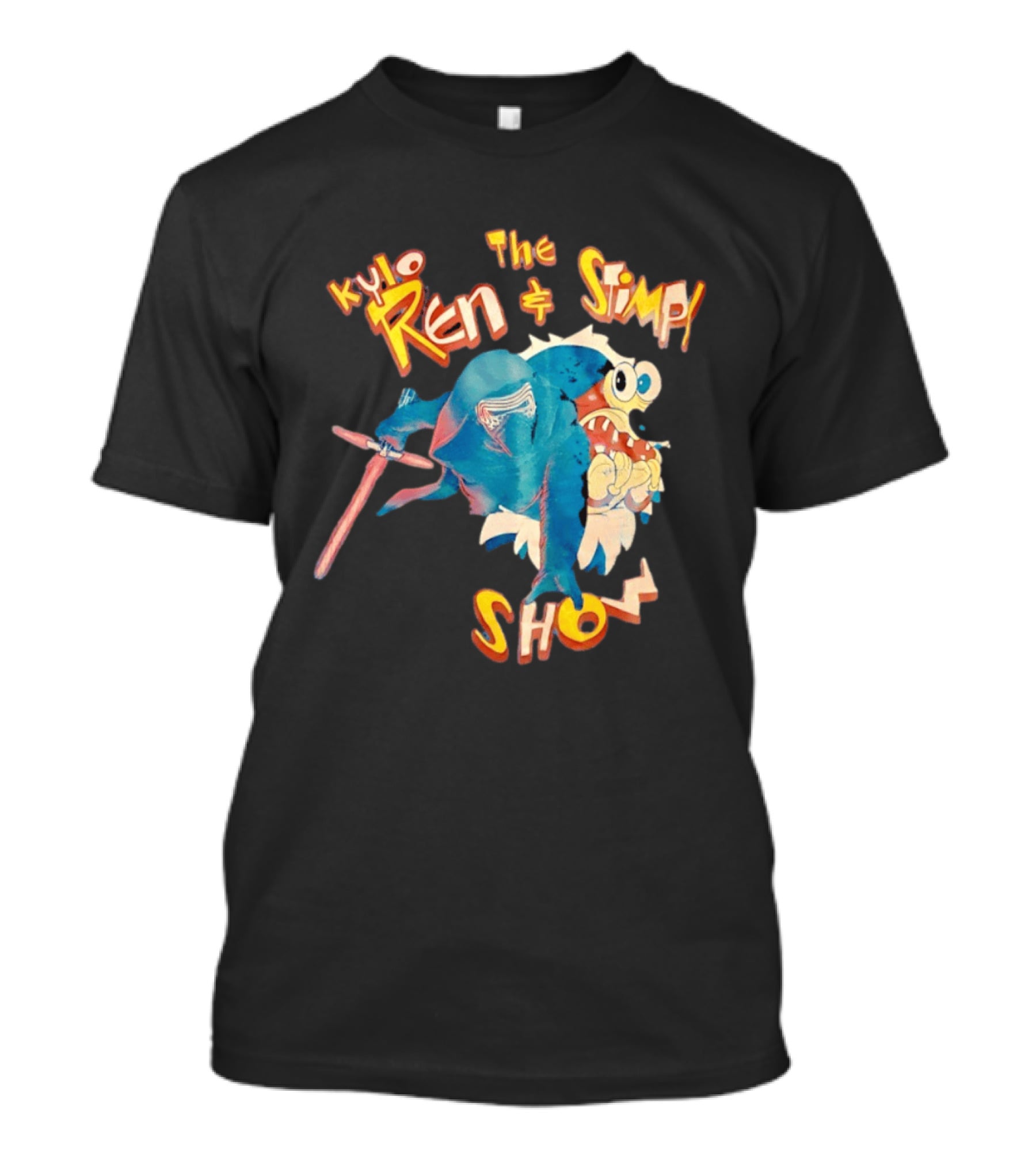 Kylo Ren And The Stimpy Show Star Wars Ren Stimpy Mashup T-Shirt
