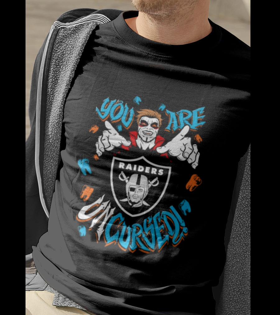 WWE Danhausen Las Vegas Raiders You Are Uncursed T-Shirt