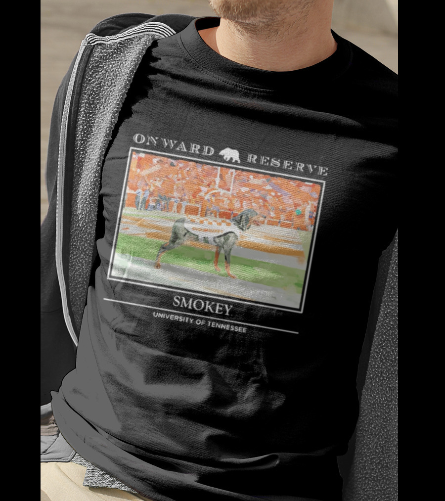 Onward Reserve Smokey University Of Tennessee Volunteers Football Stadium T-Shirt