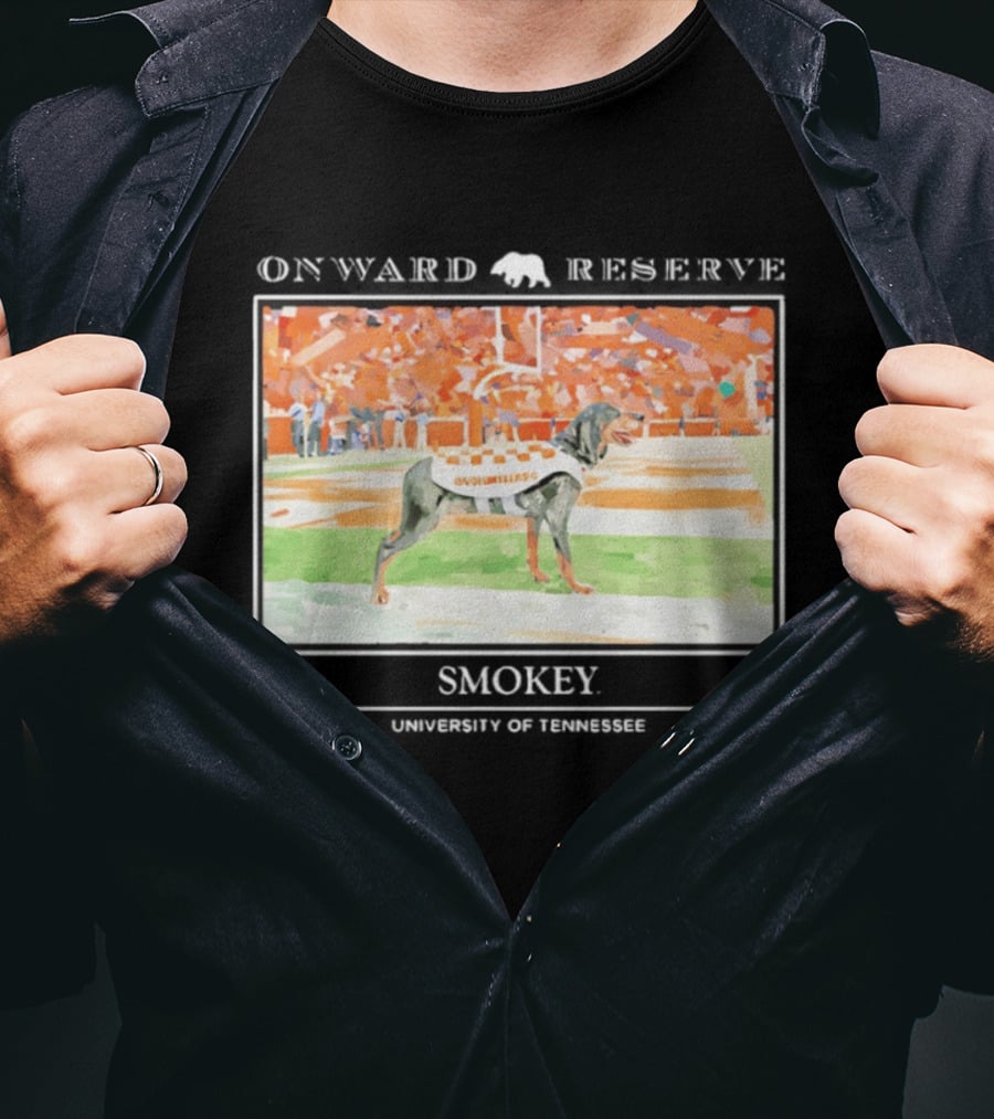 Onward Reserve Smokey University Of Tennessee Volunteers Football Stadium T-Shirt