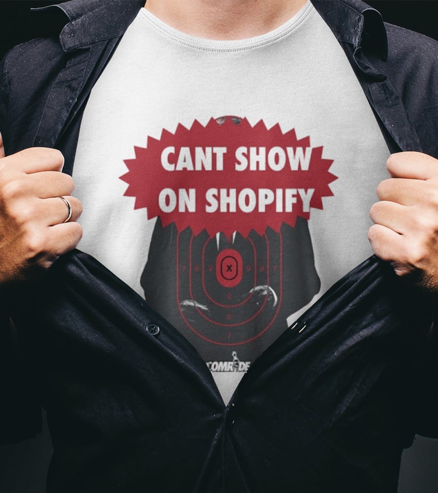 Cant Show On Shopify Target Practice X Comrade T-Shirt