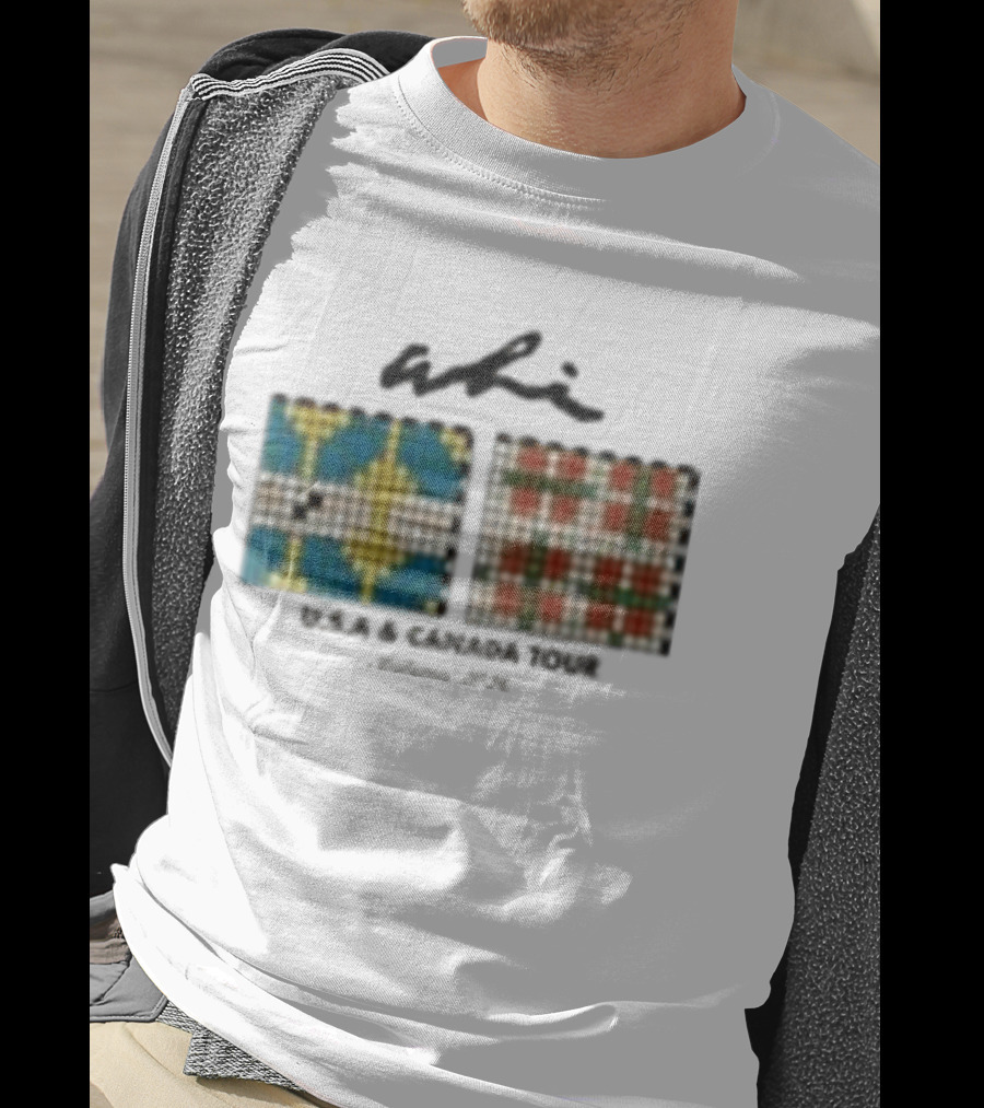 Ali USA Canada Tour Radio Tiles Mosaic T-Shirt