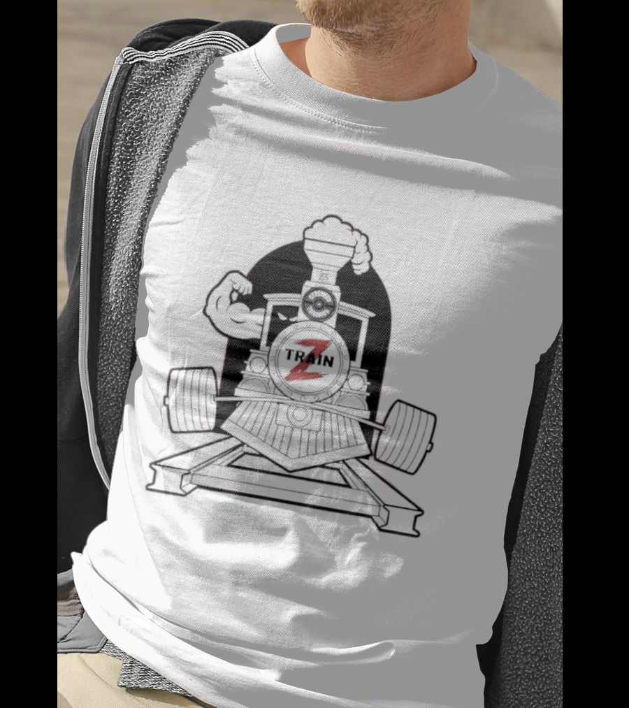 Train Z Strength 45 LBS Weightlifting Fitness T-Shirt