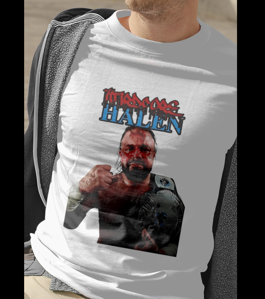 Hardcore Nick Halen Wrestling Champion With Belt T-Shirt