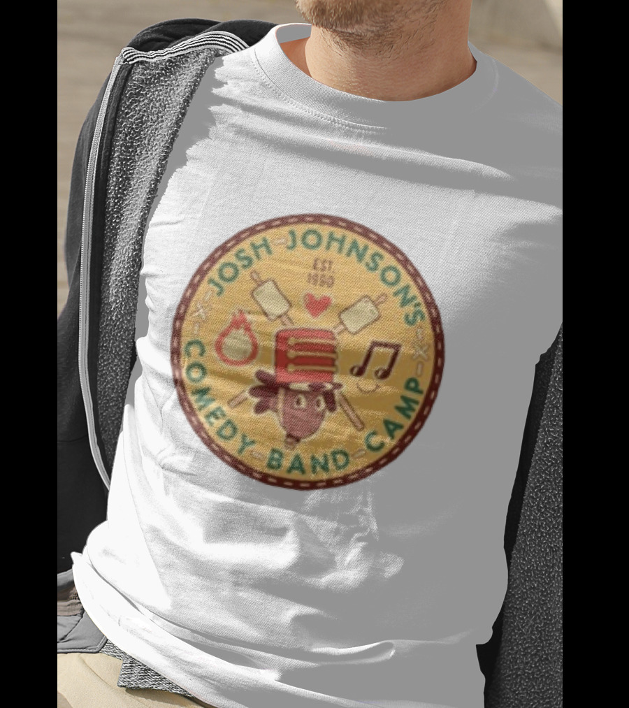 Josh Johnson's Comedy Band Camp Tour 1990 Marshmallows And Music Note T-Shirt