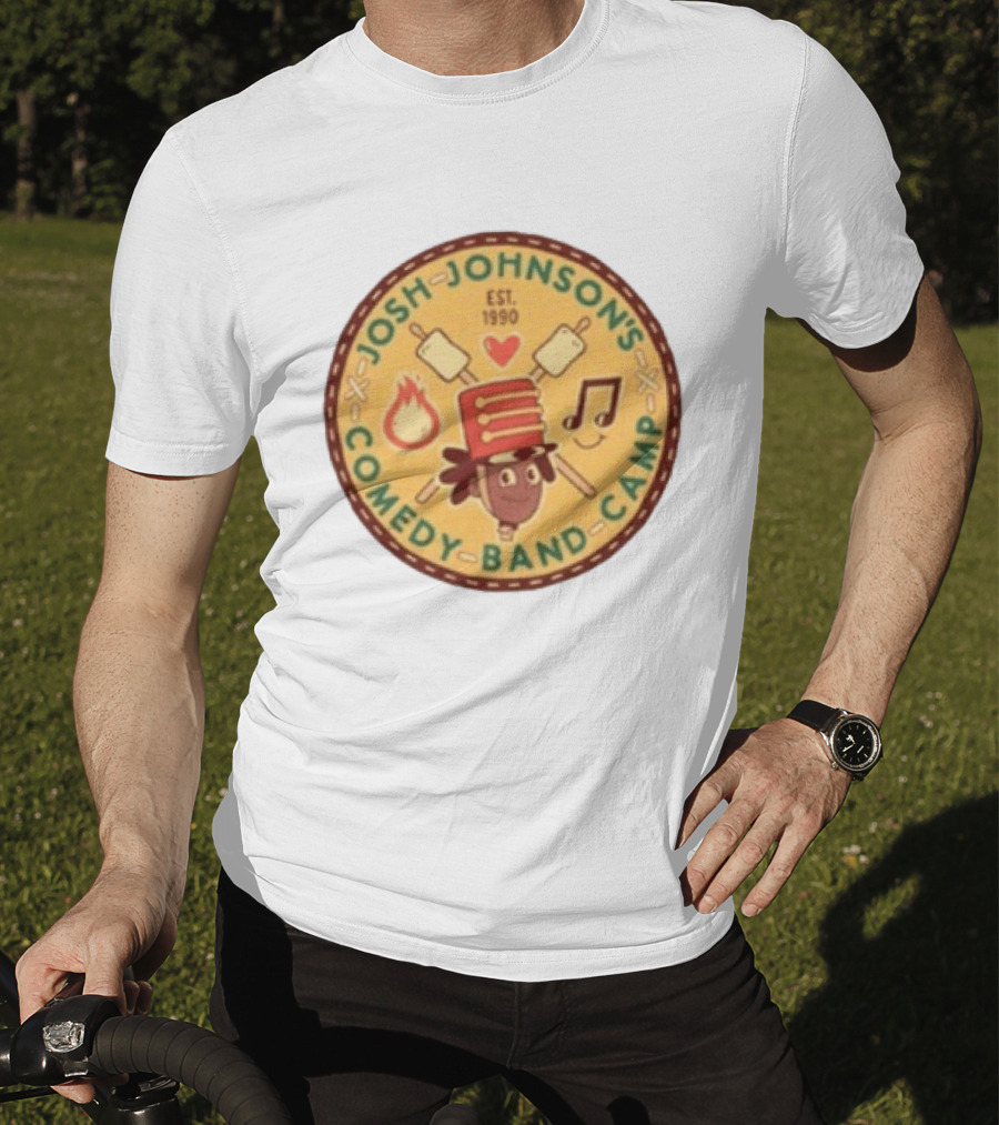 Josh Johnson's Comedy Band Camp Tour 1990 Marshmallows And Music Note T-Shirt