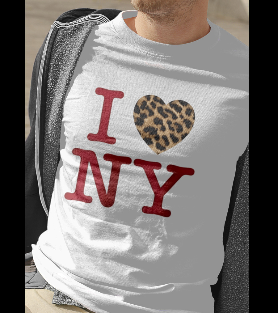 Latto Crave I Heart NY Leopard T-Shirt
