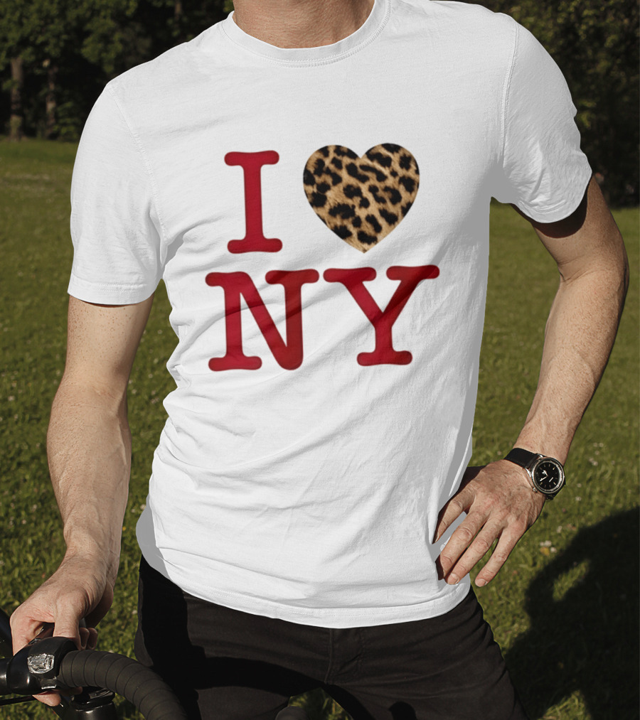 Latto Crave I Heart NY Leopard T-Shirt