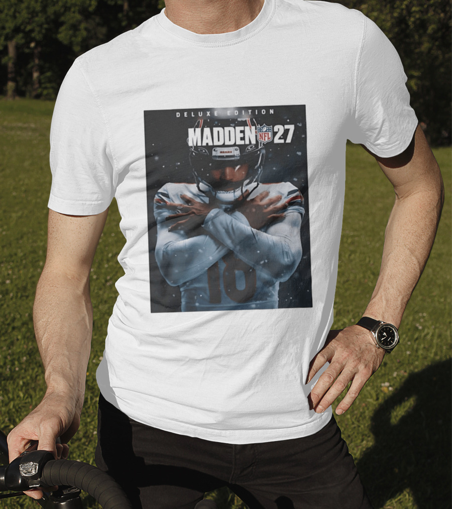 Madden NFL 27 Deluxe Edition Caleb Williams Bears 18 T-Shirt