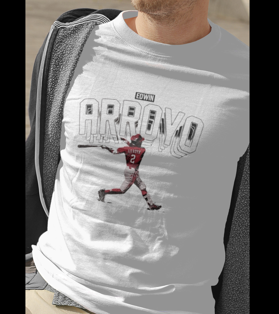 Edwin Arroyo Cincinnati Reds Showtime Baseball Player T-Shirt
