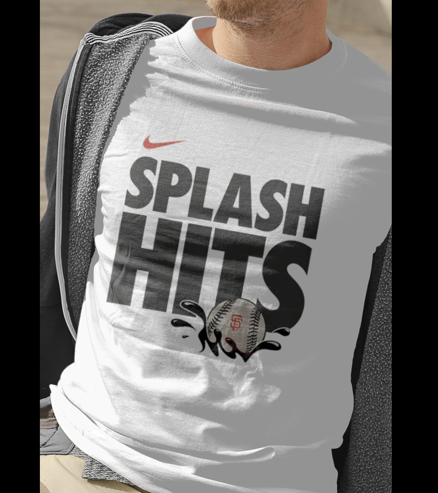 Nike San Francisco Giants Splash Hits Baseball T-Shirt