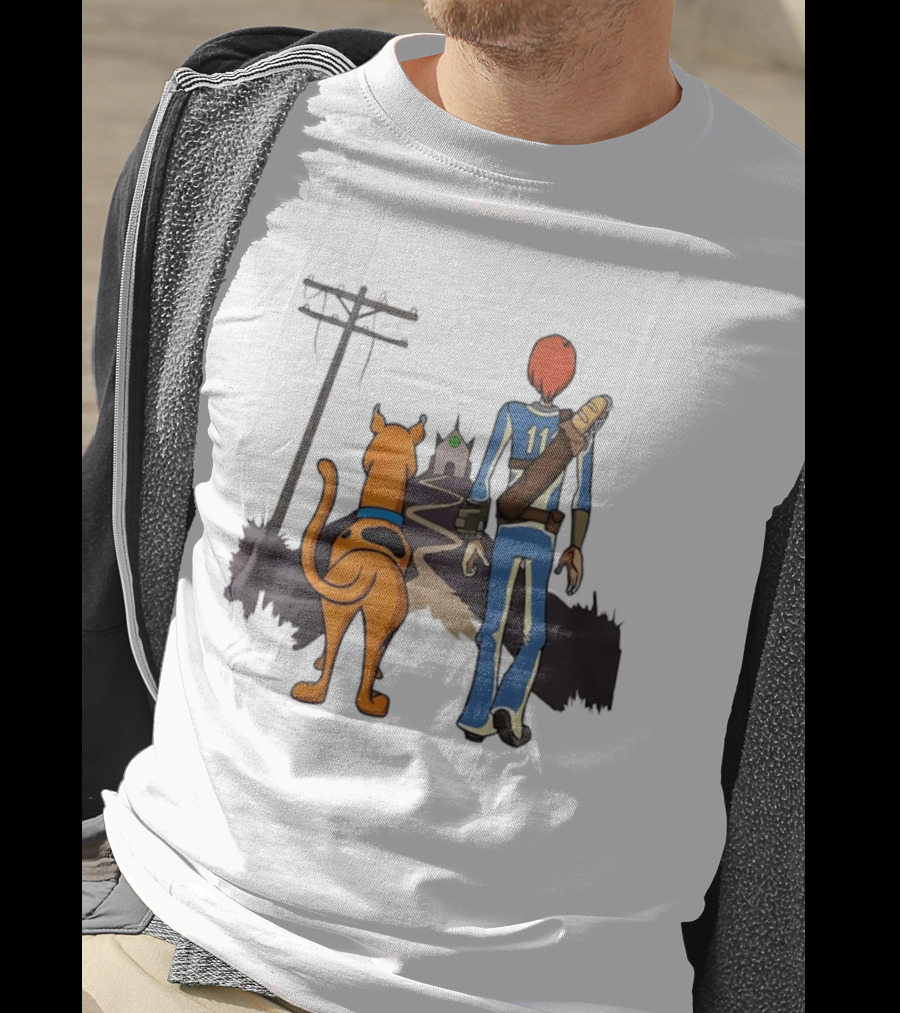 Scooby Doo Shaggy Rogers Fallout Vault Dweller Adventure T-Shirt