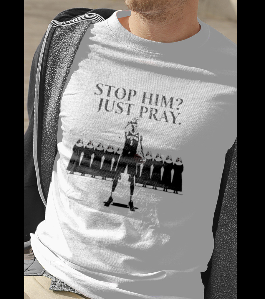 Victor Wembanyama San Antonio Spurs NBA Stop Him Just Pray T-Shirt