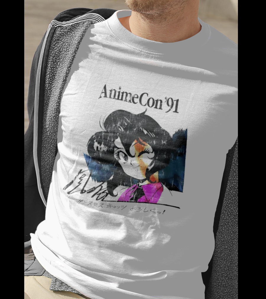 AnimeCon '91 Rally Vincent Gunsmith Cats Manga T-Shirt