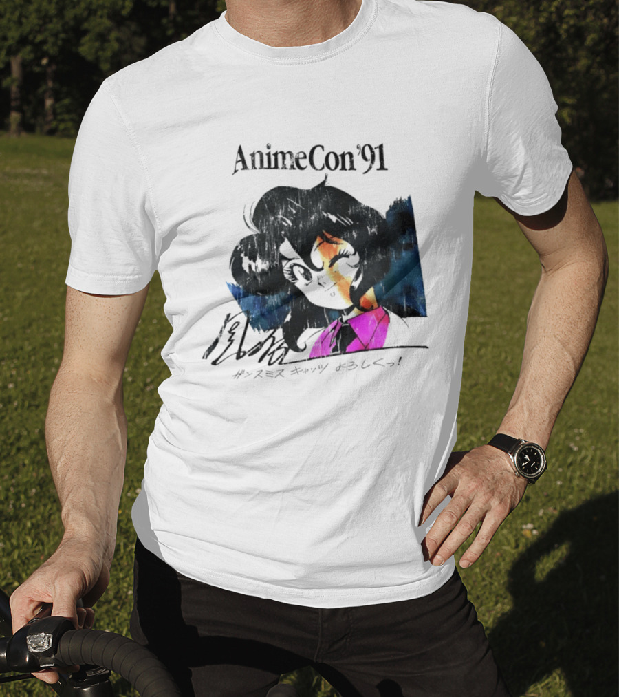 AnimeCon '91 Rally Vincent Gunsmith Cats Manga T-Shirt