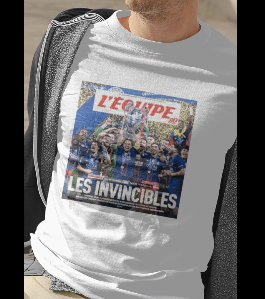 L'Équipe 80 Les Invincibles Football Ligue Des Champions T-Shirt