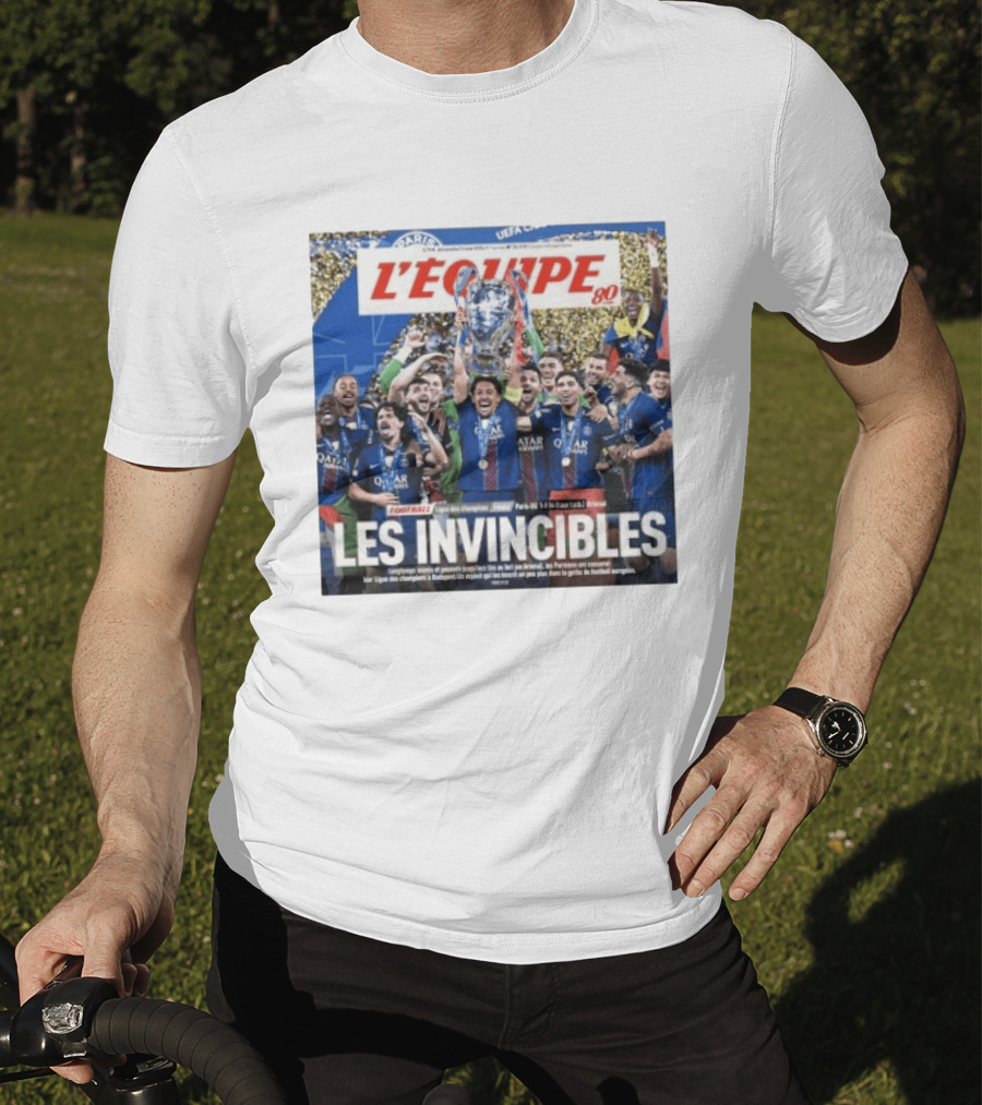 L'Équipe 80 Les Invincibles Football Ligue Des Champions T-Shirt