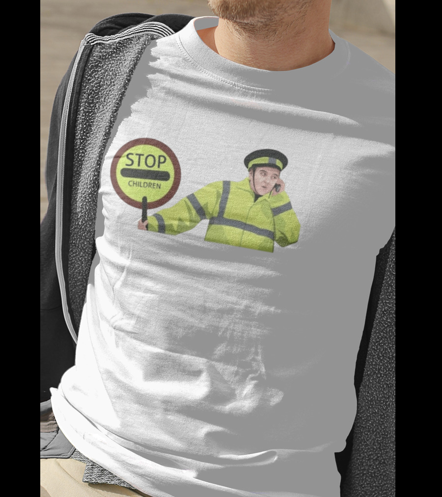Line Of Duty Stop Children Max And Paddy Crossing Guard T-Shirt