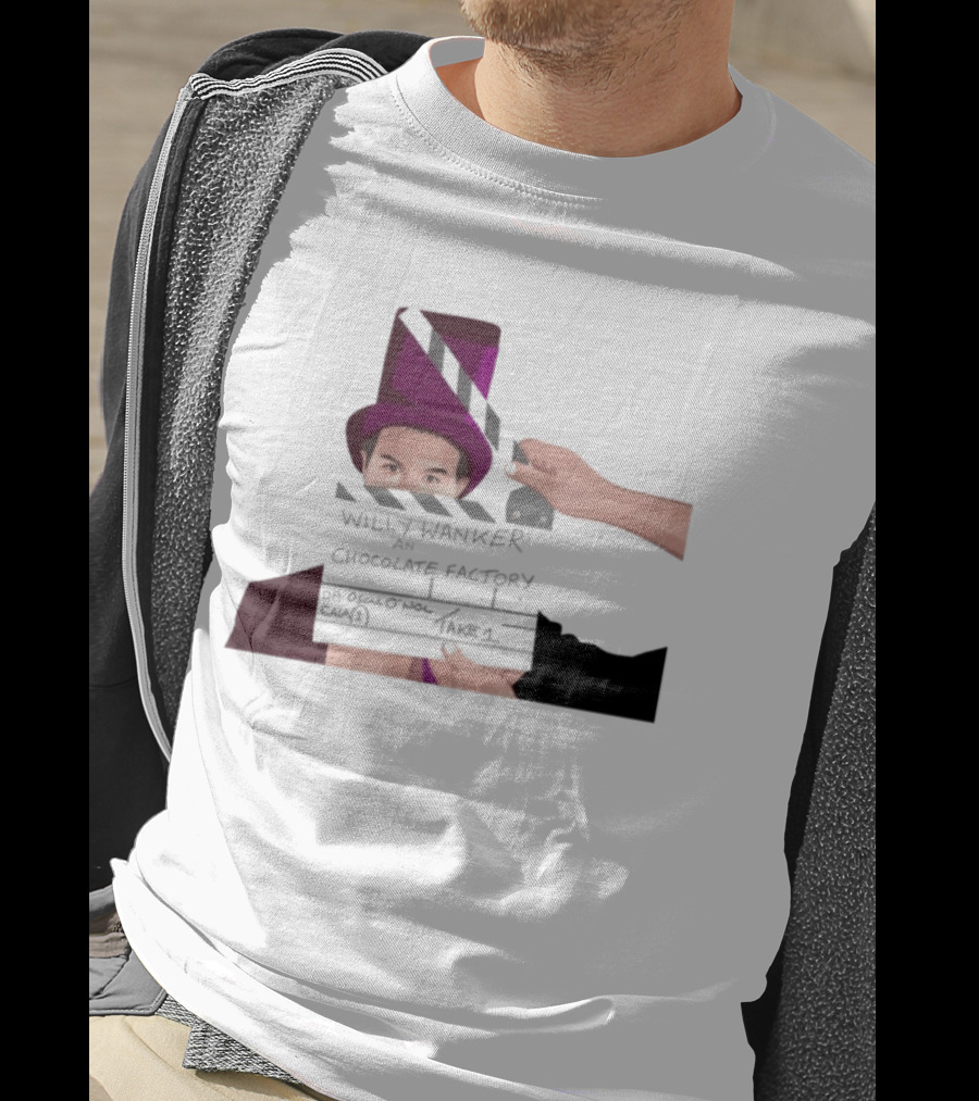 Max And Paddy Willy Wanker Chocolate Factory Movie Scene Take 1 T-Shirt