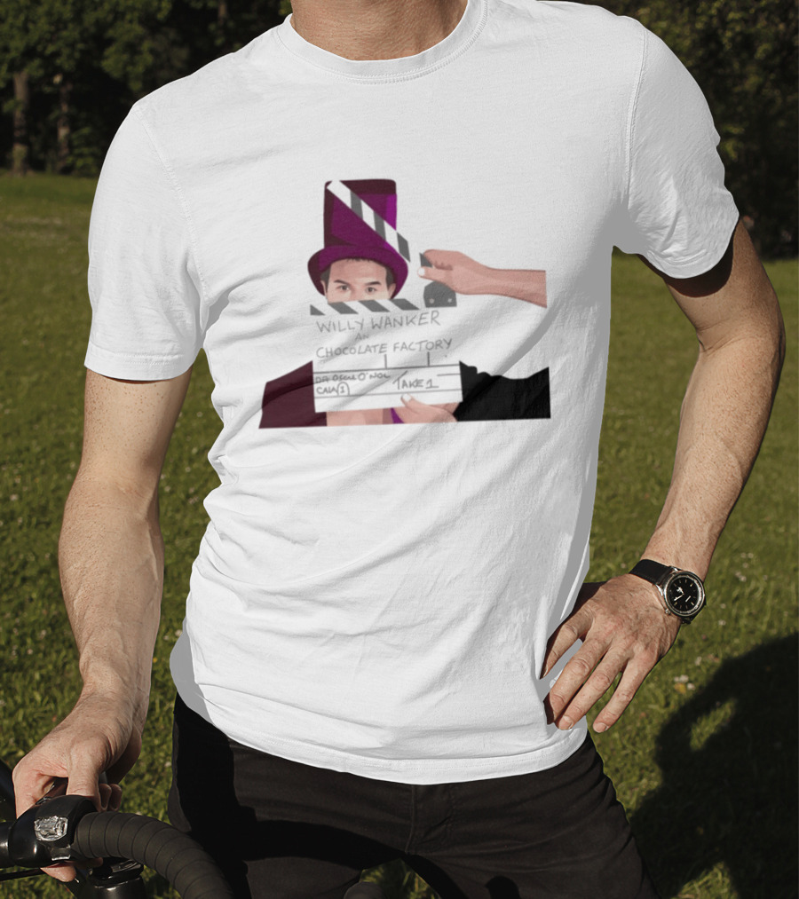 Max And Paddy Willy Wanker Chocolate Factory Movie Scene Take 1 T-Shirt