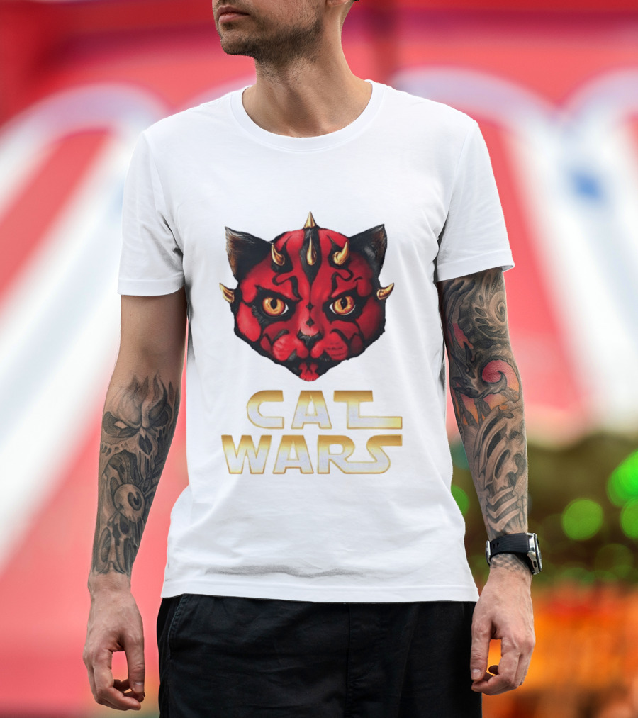 Darth Maul Cat Wars Star Wars Quality Comfortable Wear T-Shirt