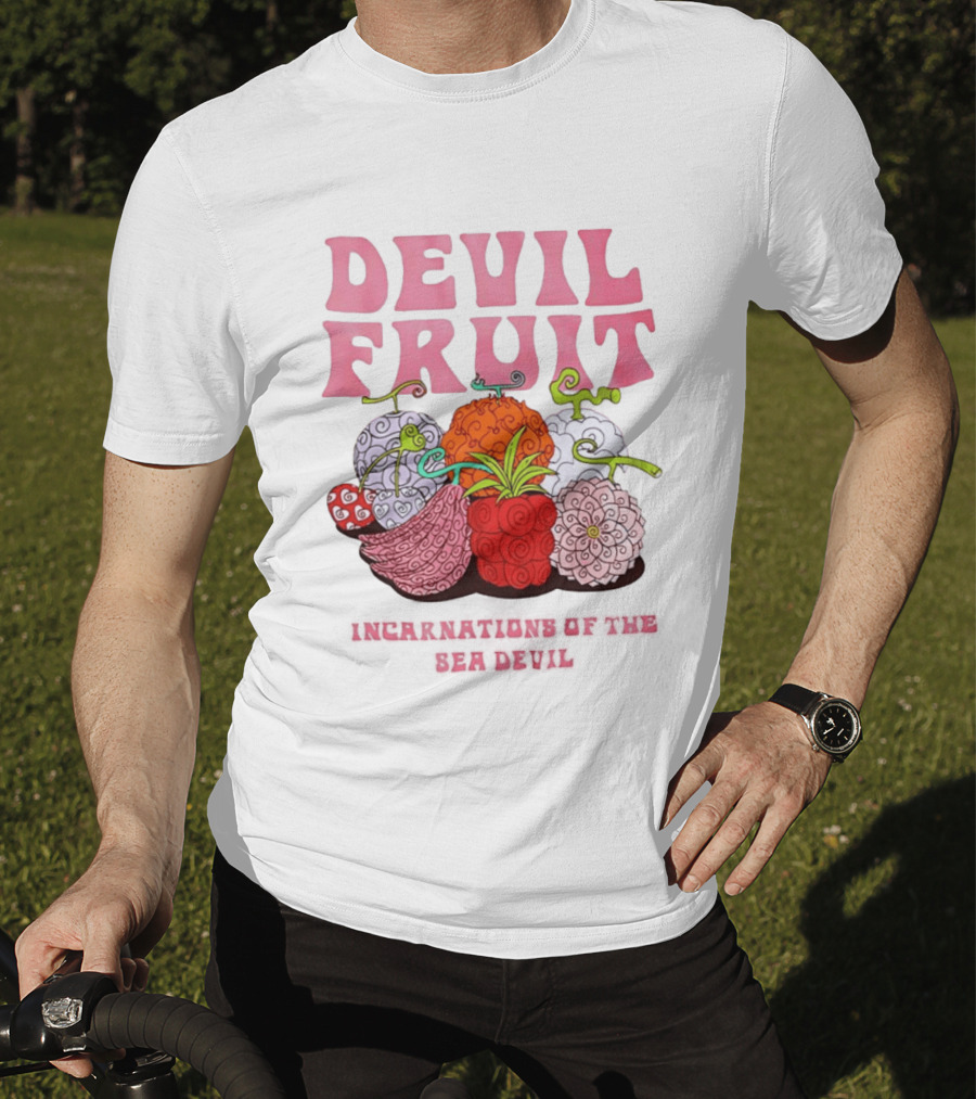 Devil Fruit Incarnations Sea Devil One Piece Anime Manga T-Shirt
