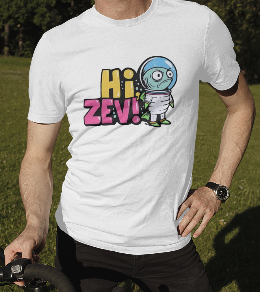 Hi Zev Astronaut Fish NBA New York Knicks Jalen Brunson Cartoon T-Shirt