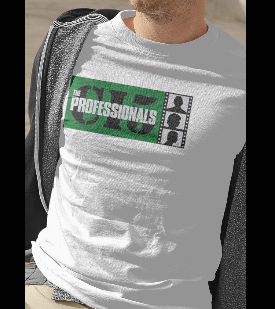 The Professionals CI5 TV Series Bodie Doyle Cowley Silhouette Film Strip T-Shirt