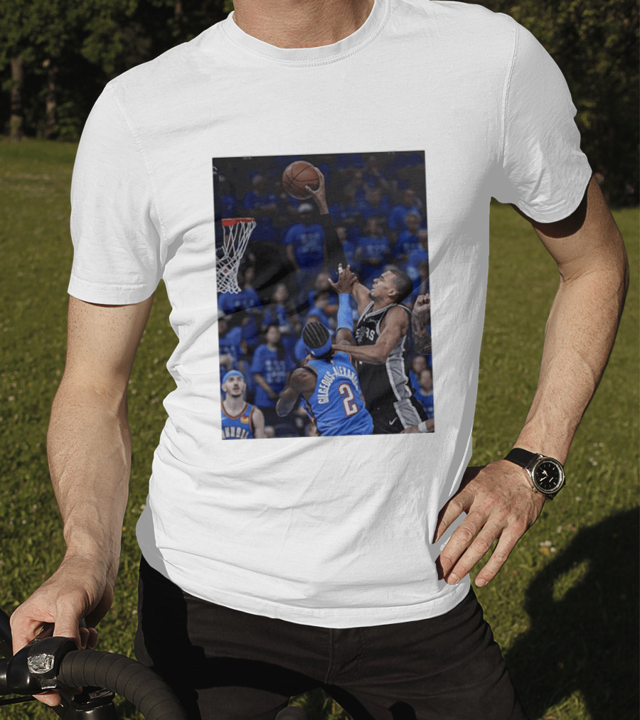 Victor Wembanyama Shai Gilgeous Alexander NBA Showdown San Antonio Spurs Vs Oklahoma City Thunder T-Shirt
