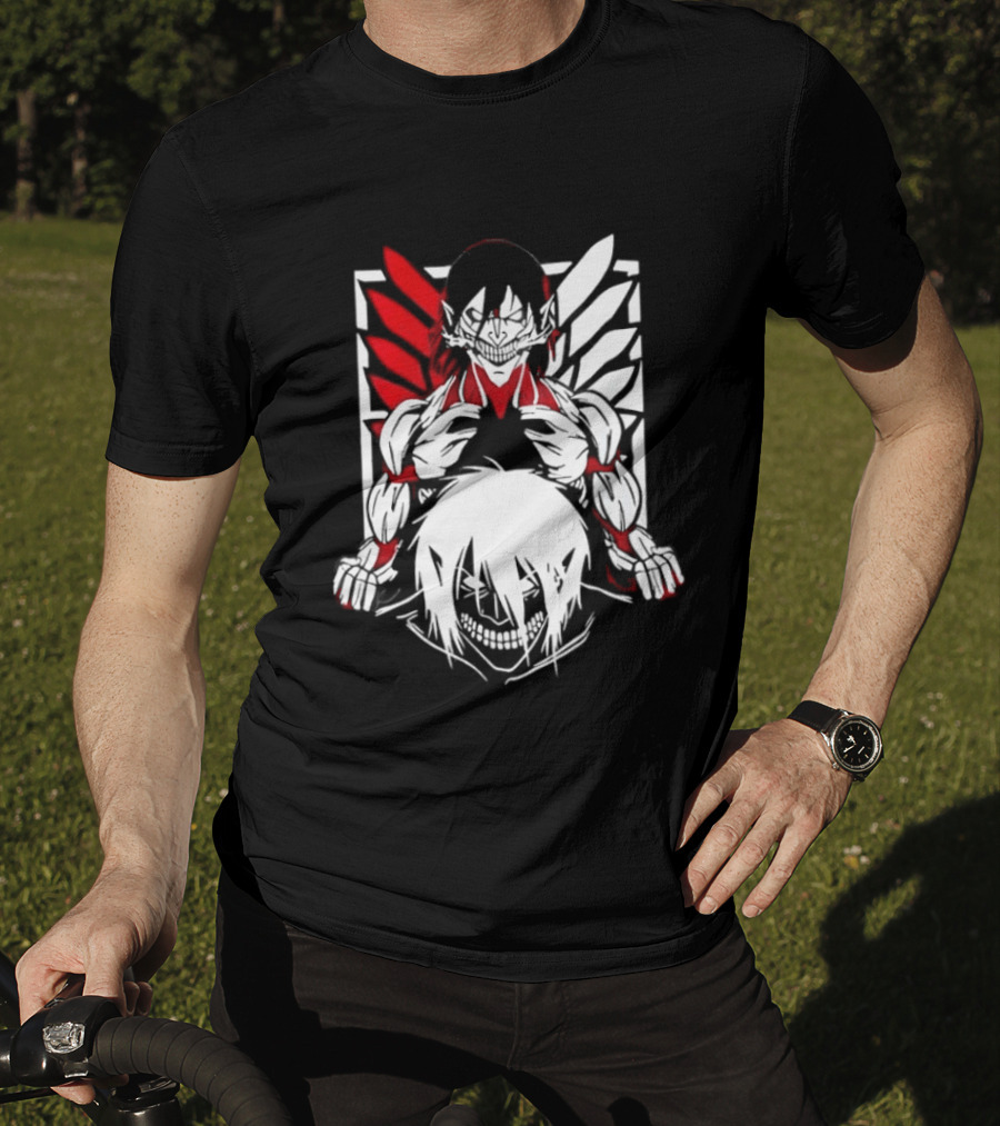 Attack On Titan Eren Yeager Female Titan Wings Of Freedom Fight For Humanity 2026 Collector's Edition T-Shirt