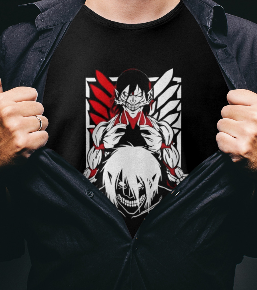 Attack On Titan Eren Yeager Female Titan Wings Of Freedom Fight For Humanity 2026 Collector's Edition T-Shirt