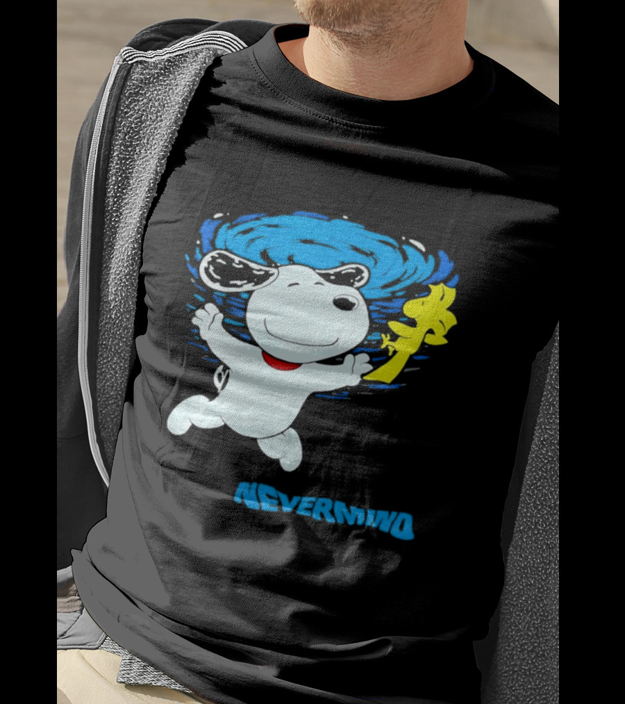 Snoopy Woodstock Nevermind Swimming Adventure T-Shirt