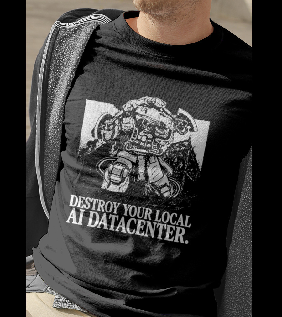 Destroy Your Local AI Datacenter Space Marine T-Shirt
