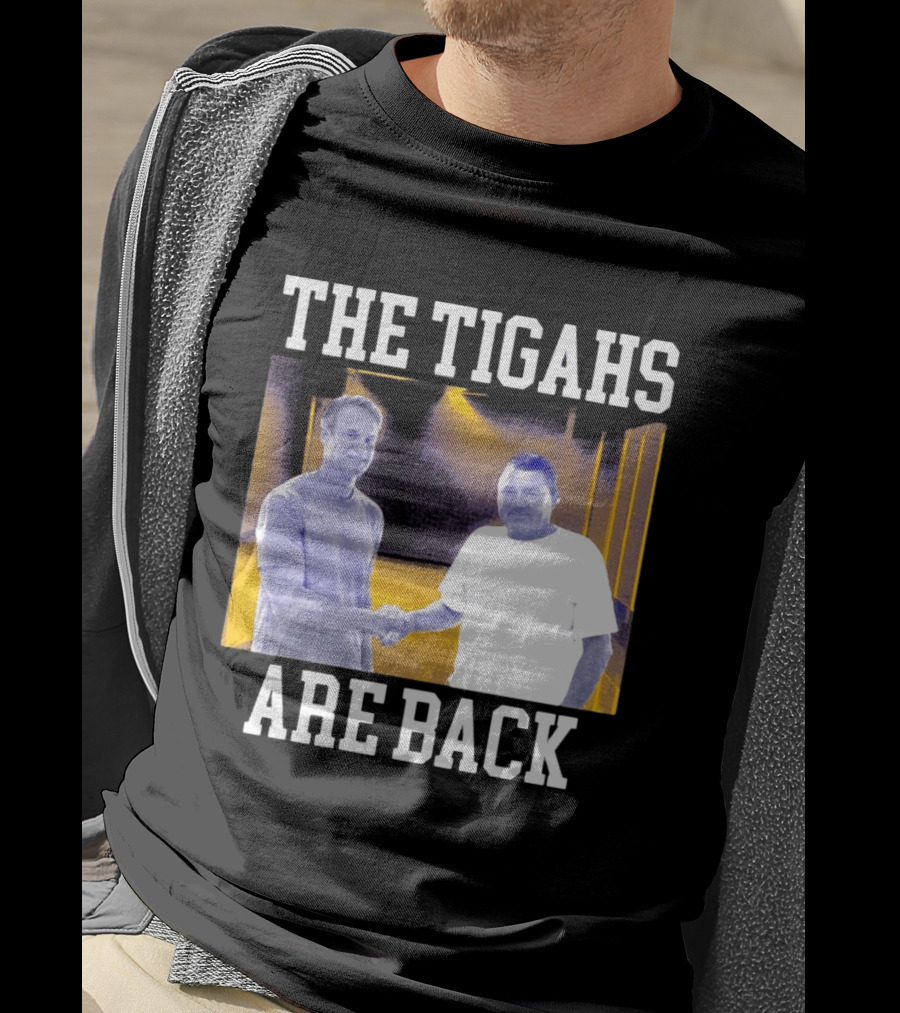 The Tigahs Are Back Brian Kelly Handshake T-Shirt