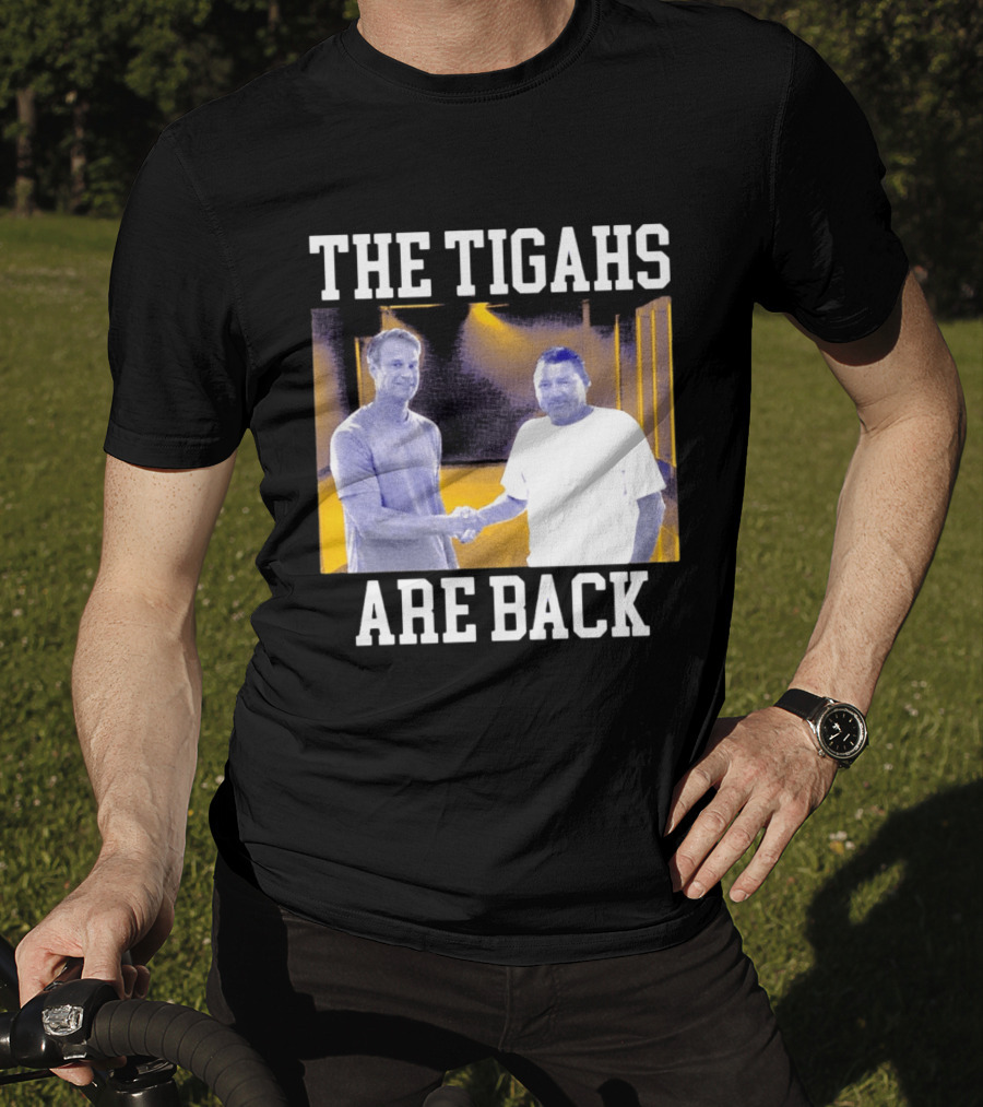 The Tigahs Are Back Brian Kelly Handshake T-Shirt