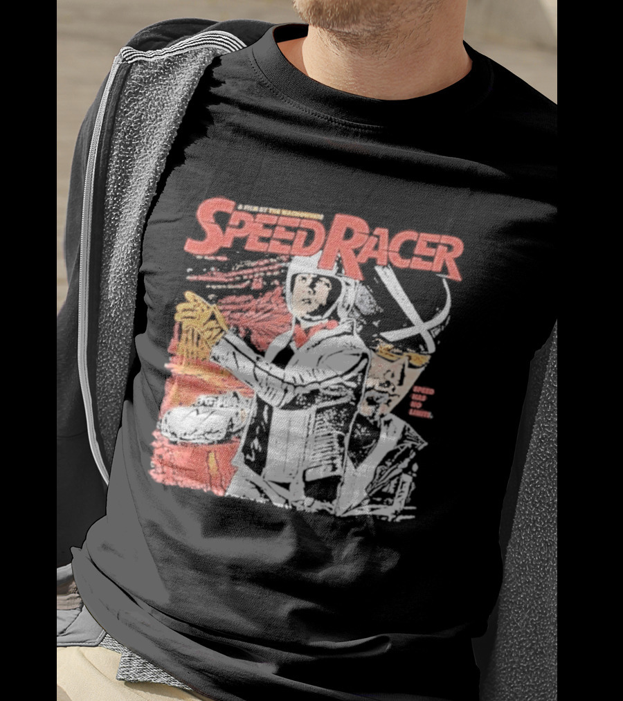 Speed Racer Movie Mach 5 Racer X Manga Style Wachowskis Film T-Shirt