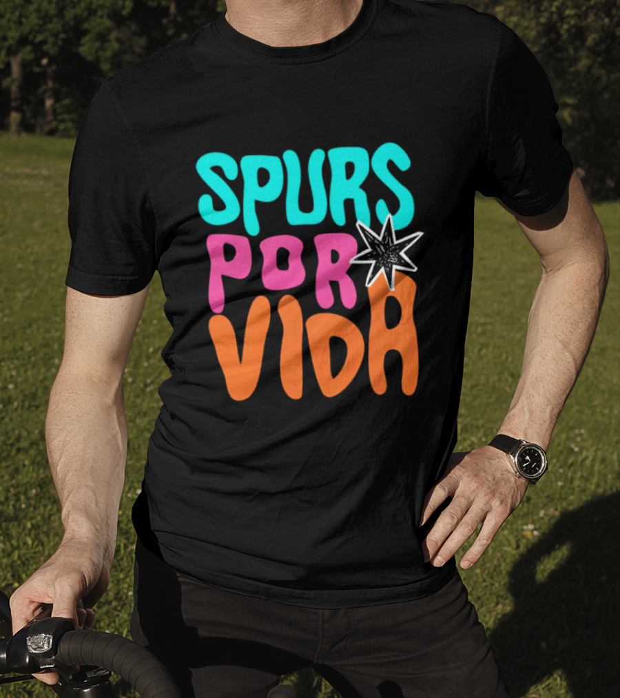 Spurs Por Vida San Antonio Basketball NBA 2026 T-Shirt