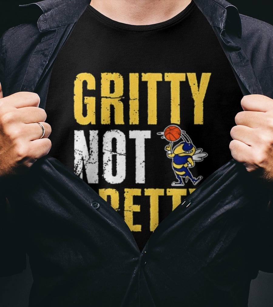 Gritty Not Pretty Georgia Tech Buzz Basketball T-Shirt