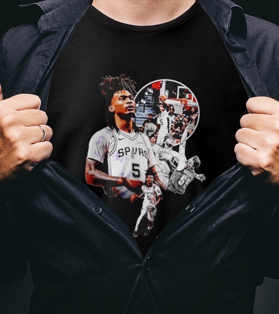 Victor Wembanyama San Antonio Spurs 2026 Basketball Game Changers T-Shirt