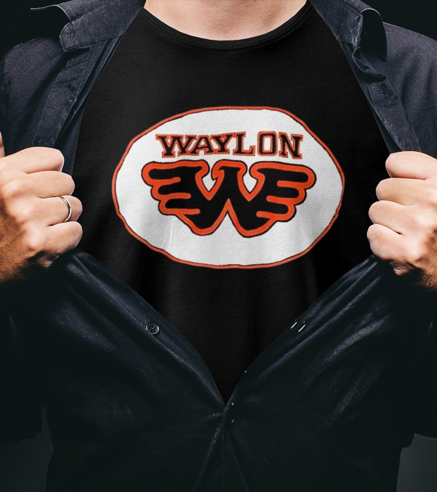 Waylon Jennings Outlaw Country Winged WW 2026 Collection T-Shirt