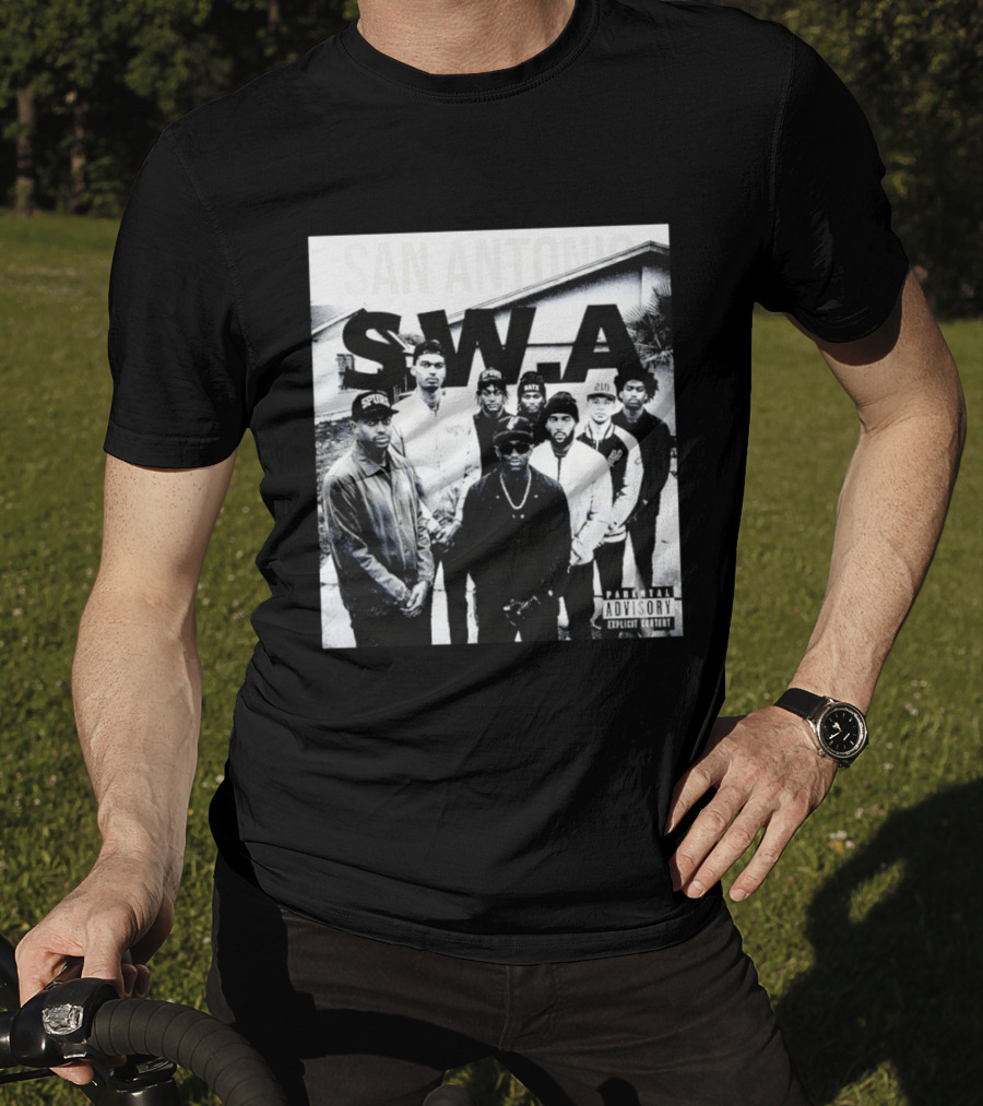 San Antonio Spurs SWA Wembanyama Stephon Castle De'Aaron Dylan Harper Explicit Content T-Shirt