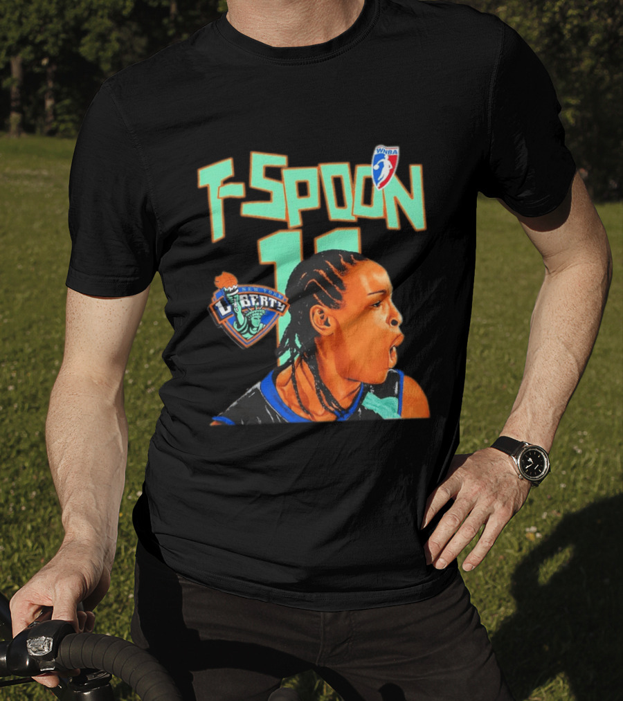 WNBA Spoon Teresa Weatherspoon New York Liberty Basketball 11 T-Shirt