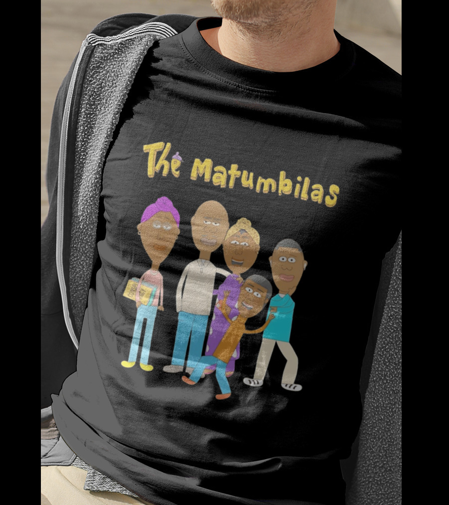 The Matumbilas Family Cartoon Conspiracy Animated Book Characters T-Shirt