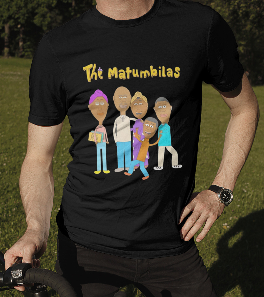 The Matumbilas Family Cartoon Conspiracy Animated Book Characters T-Shirt