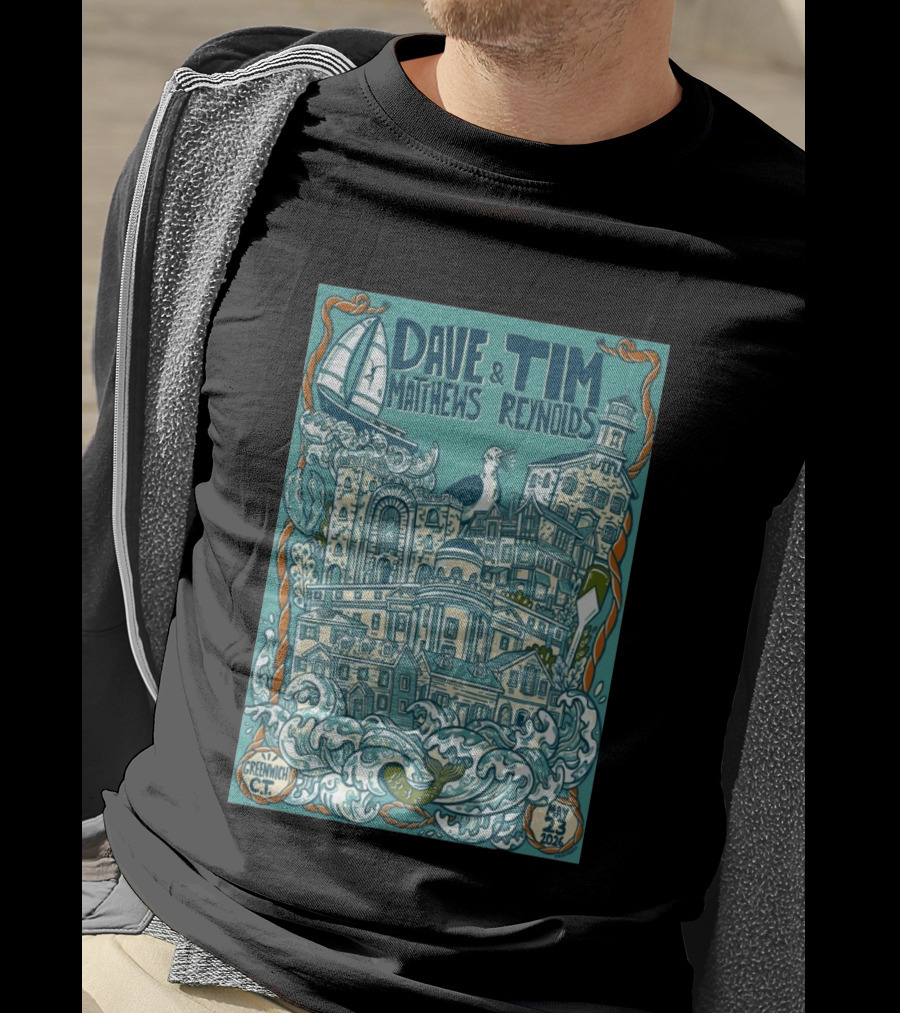 Dave Matthews Tim Reynolds Greenwich Connecticut May 23 2026 T-Shirt