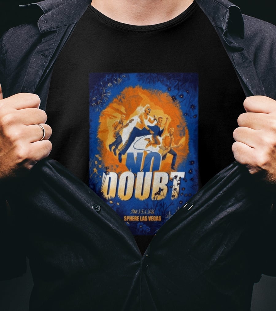 No Doubt June 3 5 6 2026 Sphere Las Vegas Concert Event T-Shirt